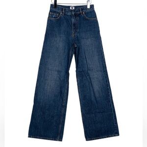 Christian Dior High Rise Wide Leg Jeans